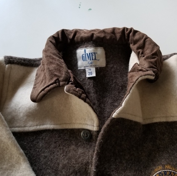 Gimel Kids Italian Brand Brown Jacket size 2-3T - Picture 6 of 7